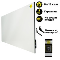 Керамічний обігрівач Emby CH-800 білий з кнопкою на 15 кв. м