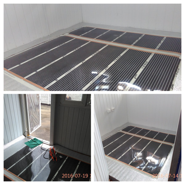 Комплект теплої підлоги нагрівальна плівка in-therm 220 Вт/м² + програмований терморегулятор